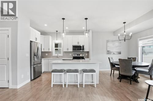 246 Aniskotaw Manor, Saskatoon, SK - Indoor Photo Showing Kitchen With Stainless Steel Kitchen With Upgraded Kitchen