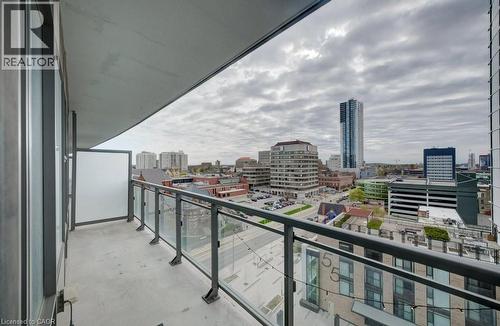85 W Duke Street W Unit# 908, Kitchener, ON - Outdoor With Balcony With View