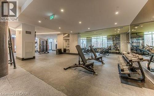 85 W Duke Street W Unit# 908, Kitchener, ON - Indoor Photo Showing Gym Room