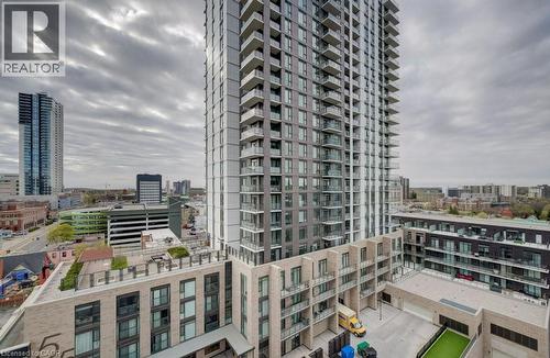 85 W Duke Street W Unit# 908, Kitchener, ON - Outdoor With Balcony With Facade