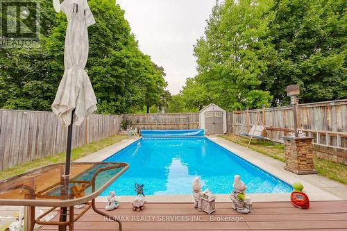 6 Lauderdale Road, Brampton, ON - Outdoor With In Ground Pool With Deck Patio Veranda With Backyard