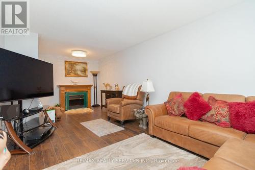 6 Lauderdale Road, Brampton, ON - Indoor Photo Showing Living Room With Fireplace