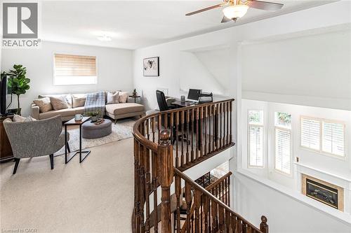 102 Moore Crescent, Ancaster, ON - Indoor With Fireplace