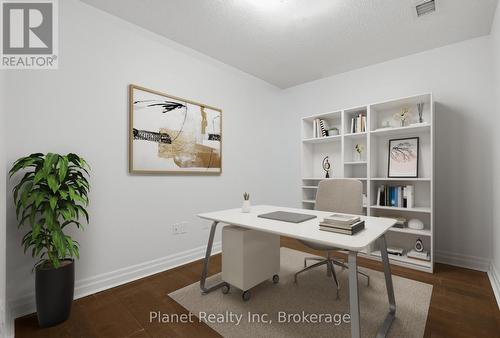 Virtually Staged - 501 - 150 Wellington Street E, Guelph (Downtown), ON - Indoor Photo Showing Office