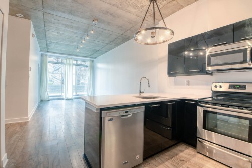 Overall view - 114-190 Rue Murray, Montréal (Le Sud-Ouest), QC - Indoor Photo Showing Kitchen With Upgraded Kitchen