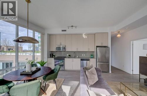 85 W Duke Street W Unit# 308, Kitchener, ON - Indoor Photo Showing Kitchen