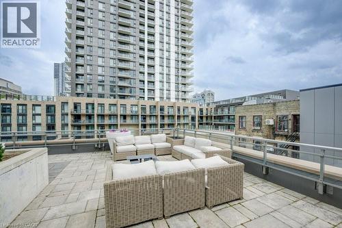 85 W Duke Street W Unit# 308, Kitchener, ON - Outdoor With Balcony With Facade