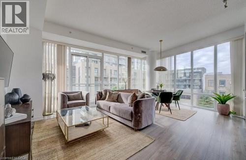 85 W Duke Street W Unit# 308, Kitchener, ON - Indoor Photo Showing Living Room
