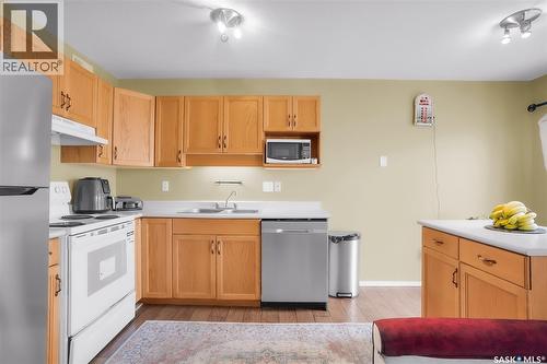 17 111 Fairbrother Crescent, Saskatoon, SK - Indoor Photo Showing Kitchen With Double Sink