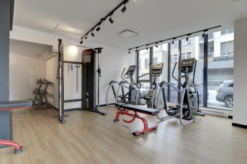 Salle d'exercice - 523-1150 Boul. René-Lévesque E., Montréal (Ville-Marie), QC - Indoor Photo Showing Gym Room