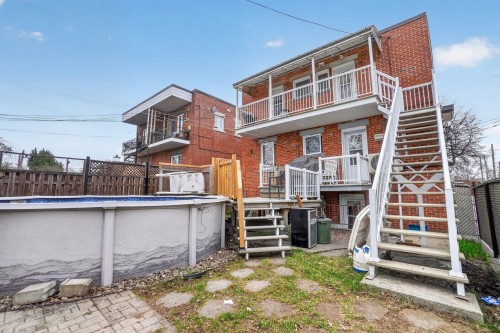 Cour - 2353  - 2359 Av. Gonthier, Montréal (Mercier/Hochelaga-Maisonneuve), QC - Outdoor With Above Ground Pool