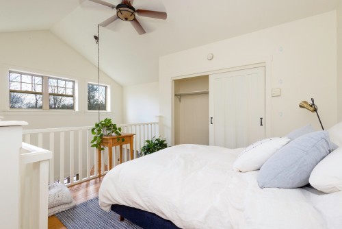 Mezzanine - 199 Rue Du Contour, Orford, QC - Indoor Photo Showing Bedroom