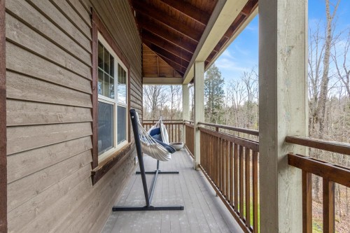Terrasse - 199 Rue Du Contour, Orford, QC - Outdoor With Exterior