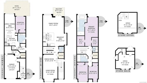 A-9708 Third St, Sidney, BC - Indoor With Fireplace