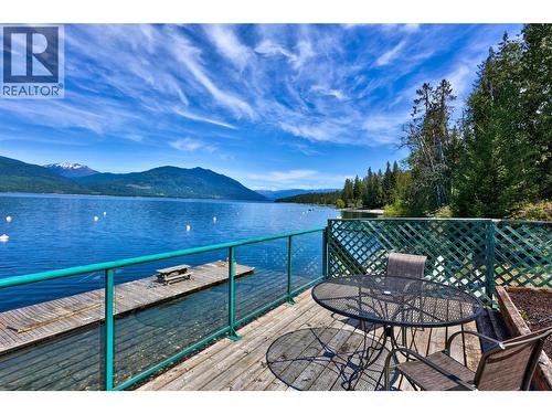 3935 Eagle Bay Road Unit# 7B, Eagle Bay, BC - Outdoor With Body Of Water With Deck Patio Veranda With View