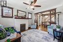 74 Graham Avenue S, Hamilton, ON  - Indoor With Fireplace 