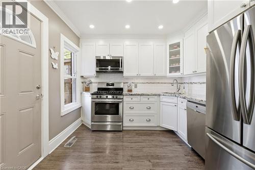 74 Graham Avenue S, Hamilton, ON - Indoor Photo Showing Kitchen With Upgraded Kitchen