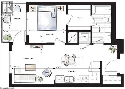 Floor plan - 251 Northfield Drive E Unit# 406, Waterloo, ON - Other
