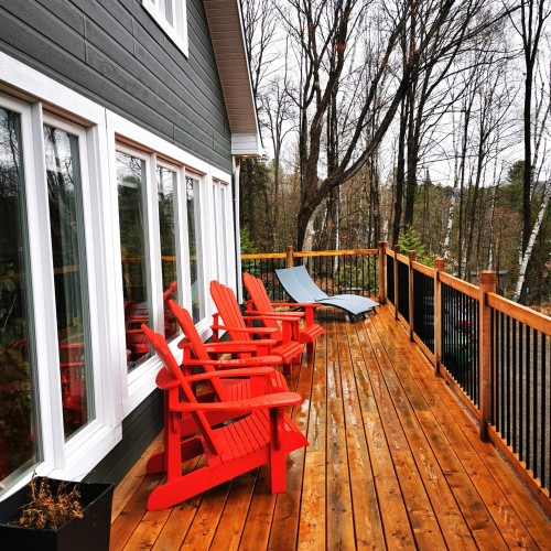 Balcony - 18 Rue Marcel, Saint-Hippolyte, QC - Outdoor With Deck Patio Veranda With Exterior
