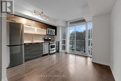 343 - 68 Abell Street, Toronto, ON - Indoor Photo Showing Kitchen With Stainless Steel Kitchen