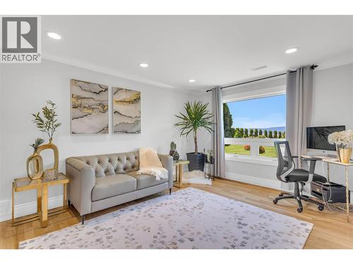 This is the fourth bedroom downstairs which could be an excellent office as well - 4325 Takla Road, Kelowna, BC 