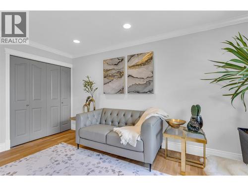 Bedroom downstairs by the entrance - 4325 Takla Road, Kelowna, BC 