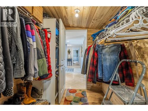 All cedar covered storage room - 4325 Takla Road, Kelowna, BC 