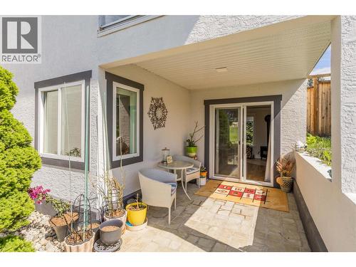 Tiled patio - 4325 Takla Road, Kelowna, BC 