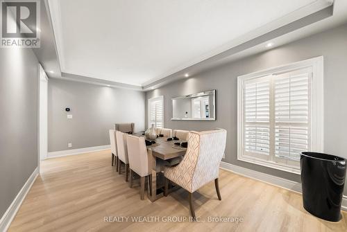 185 Regency View Heights, Vaughan, ON - Indoor Photo Showing Dining Room