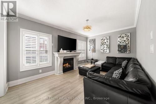185 Regency View Heights, Vaughan, ON - Indoor Photo Showing Living Room With Fireplace