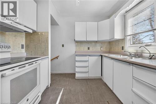 227 West 19Th Street, Hamilton, ON - Indoor Photo Showing Kitchen With Double Sink