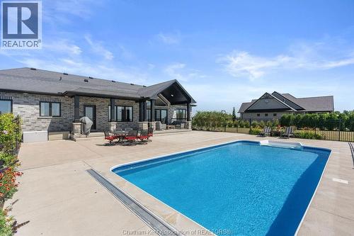 5482 Talbot Trail, Merlin, ON - Outdoor With In Ground Pool With Deck Patio Veranda