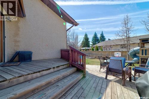 1434 Sidler Drive N, Regina, SK - Outdoor With Deck Patio Veranda With Exterior
