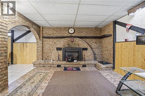 105 Tolton Avenue, Hamilton, ON -  With Fireplace With Exterior