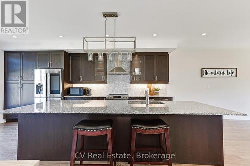 111 Stoneleigh Drive, Blue Mountains, ON - Indoor Photo Showing Kitchen With Double Sink With Upgraded Kitchen