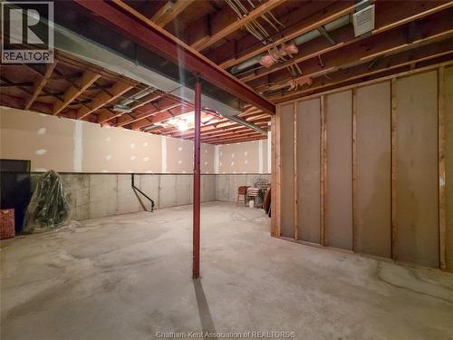 21 Earl Drive, Chatham, ON - Indoor Photo Showing Basement