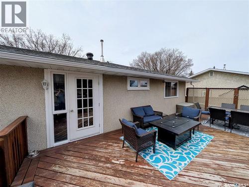 24 Dryburgh Crescent, Regina, SK - Outdoor With Deck Patio Veranda With Exterior