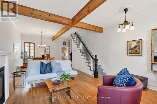 60 - 58 St Andrew Street, Ottawa, ON - Indoor Photo Showing Living Room With Fireplace
