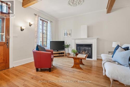 60 - 58 St Andrew Street, Ottawa, ON - Indoor Photo Showing Living Room With Fireplace