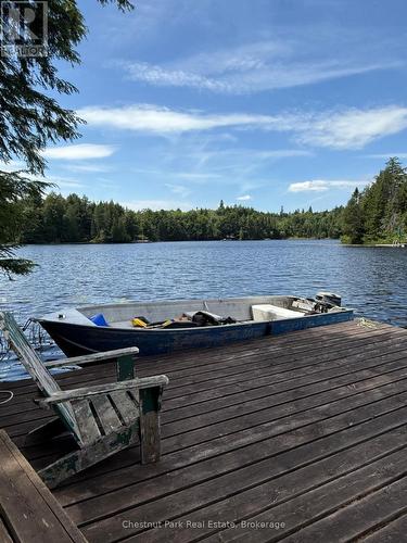 West views.Enjoy sunsets here! Boat/motor included - Apl1136E - 19 Cache Lake, South Algonquin, ON - Outdoor With Body Of Water With View
