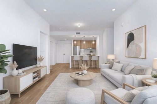 Living Room - 205-10130 Rue Lauraine-Vaillancourt, Montréal (Ahuntsic-Cartierville), QC - Indoor Photo Showing Living Room
