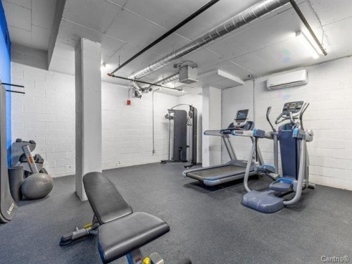 Exercise Room - 205-10130 Rue Lauraine-Vaillancourt, Montréal (Ahuntsic-Cartierville), QC - Indoor Photo Showing Gym Room