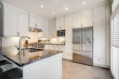 Cuisine - 4377 Boul. Décarie, Montréal (Côte-Des-Neiges/Notre-Dame-De-Grâce), QC - Indoor Photo Showing Kitchen With Upgraded Kitchen