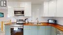 1232 2Nd Avenue N, Saskatoon, SK  - Indoor Photo Showing Kitchen With Double Sink With Upgraded Kitchen 