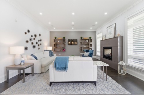 130 Edgecroft Road, Toronto, ON - Indoor Photo Showing Other Room With Fireplace