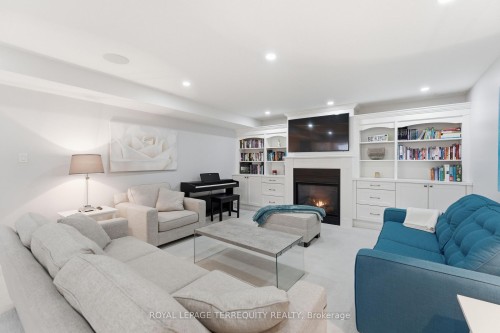 130 Edgecroft Road, Toronto, ON - Indoor Photo Showing Living Room With Fireplace