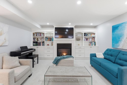 130 Edgecroft Road, Toronto, ON - Indoor Photo Showing Other Room With Fireplace