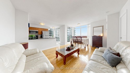 1603-235 Sherway Gardens Road, Toronto, ON - Indoor Photo Showing Living Room