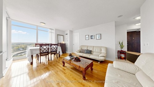 1603-235 Sherway Gardens Road, Toronto, ON - Indoor Photo Showing Living Room