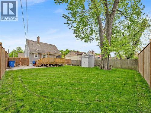 1633 Olive, Windsor, ON - Outdoor With Deck Patio Veranda With Backyard